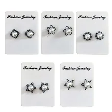 Цветок магнитная серьга поддельные серьги гвоздики не пирсинг магнитные серьги ювелирные изделия 5 пар/упак