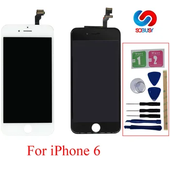 

4.7" AAA LCD For iPhone 6 LCD Touch Screen 3D Digitizer Assembly Replacement No Dead Pixels Display+hand Repair Tela tools set