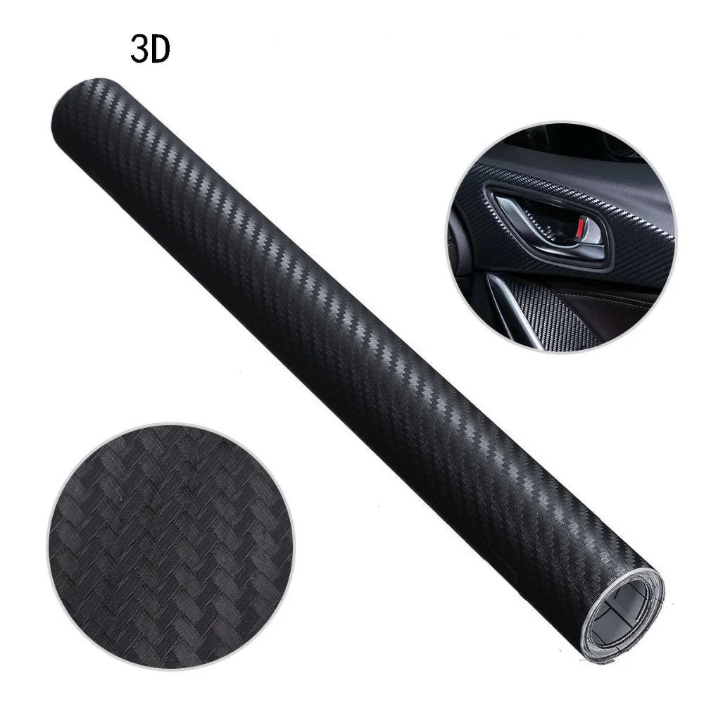 

SITAILE Top Grade 3D Carbon Fiber Vinyl Sheet Roll Film Car Stickers and Decals Motorcycle Car Ornament Accessories Automobiles