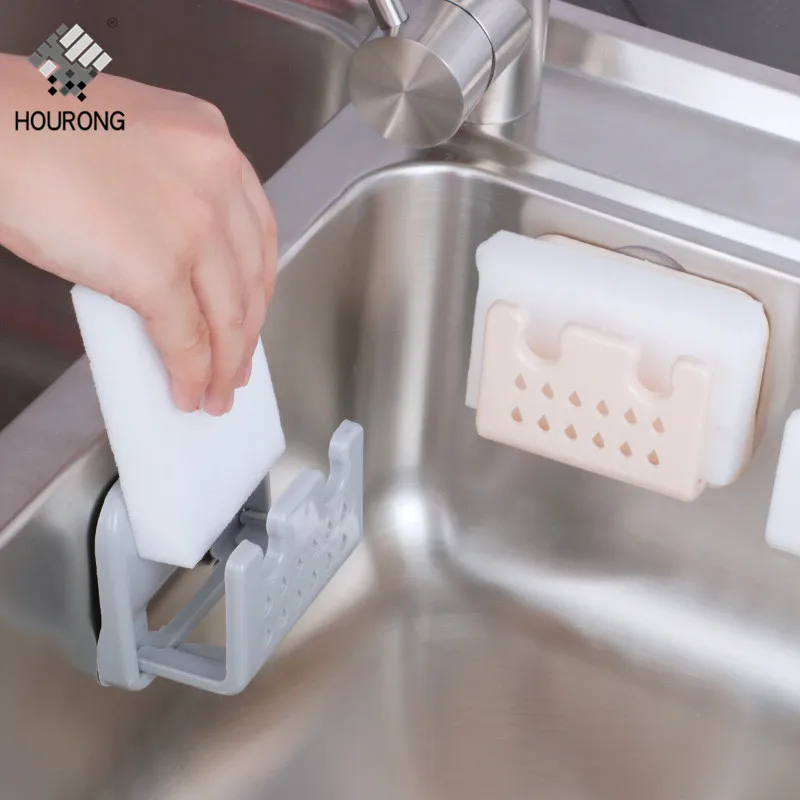 الحمام بالوعة المطبخ تخزين حامل الإسفنج الصابون رف المنظم أجهزة غسل المياه الجافة سلة قوي شفط استنزاف فرشاة تنظيف