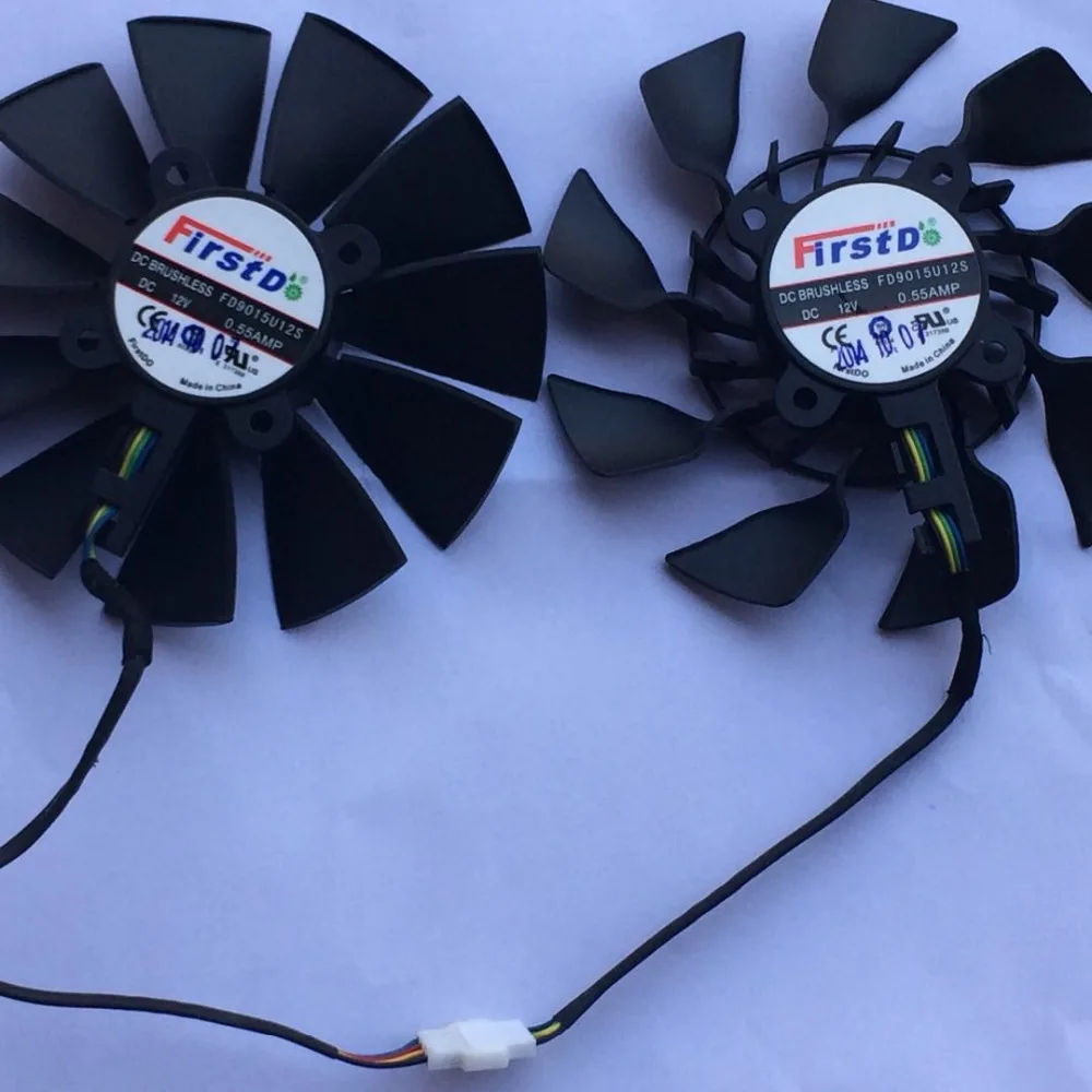 Новый 95 мм firstd FD9015U12S DC 12 В 0.55A 5PIN двойной охлаждающий вентилятор для ASUS sTRIX GTX970 980 780