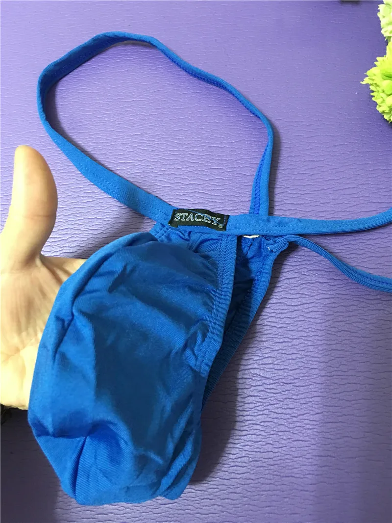 Сексуальные мужские стринги нижнее белье T Back C G String Thong прозрачный чехол для