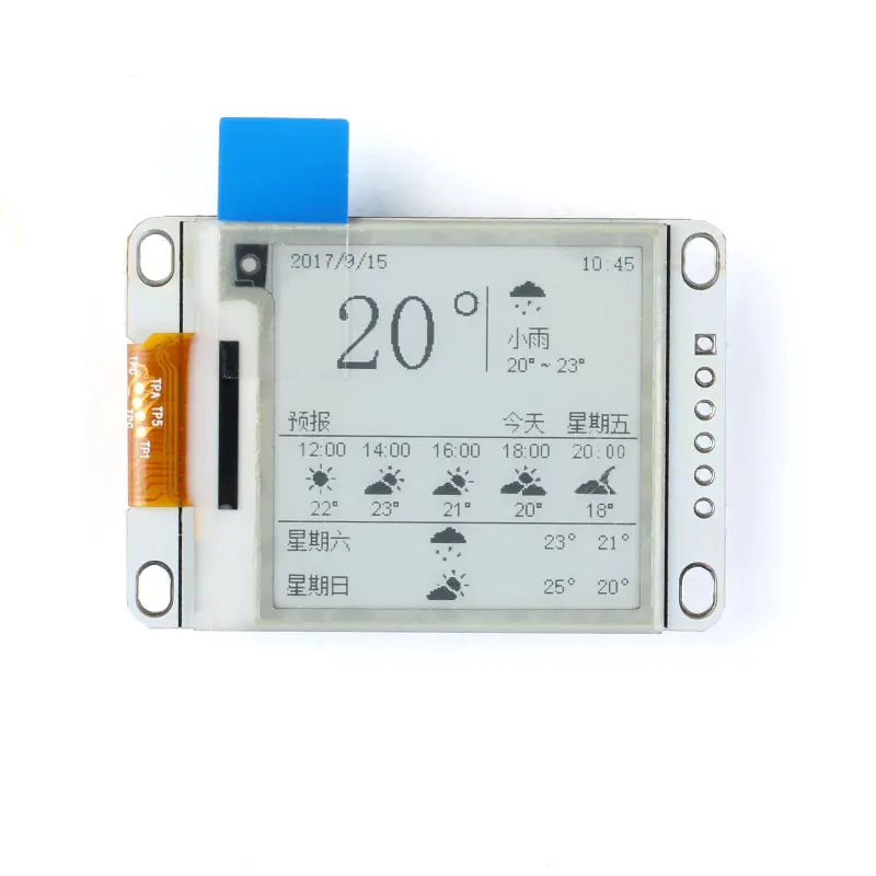 Online 1.54 Inch E Paper Module E Ink Display Screen Module Black White Color SPI Support Global Part refresh Diy For Arduino