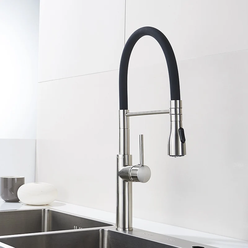 Unique Design Kitchen Faucet Brass Nickel Kitchen Taps Rotate 360 Degrees Black Kitchen Sink Torneira Parede Rubinetti 301-33N Unique Design Kitchen Faucet Brass Nickel Kitchen Taps Rotate 360 Degrees Black Kitchen Sink Torneira Parede Rubinetti 301-33N