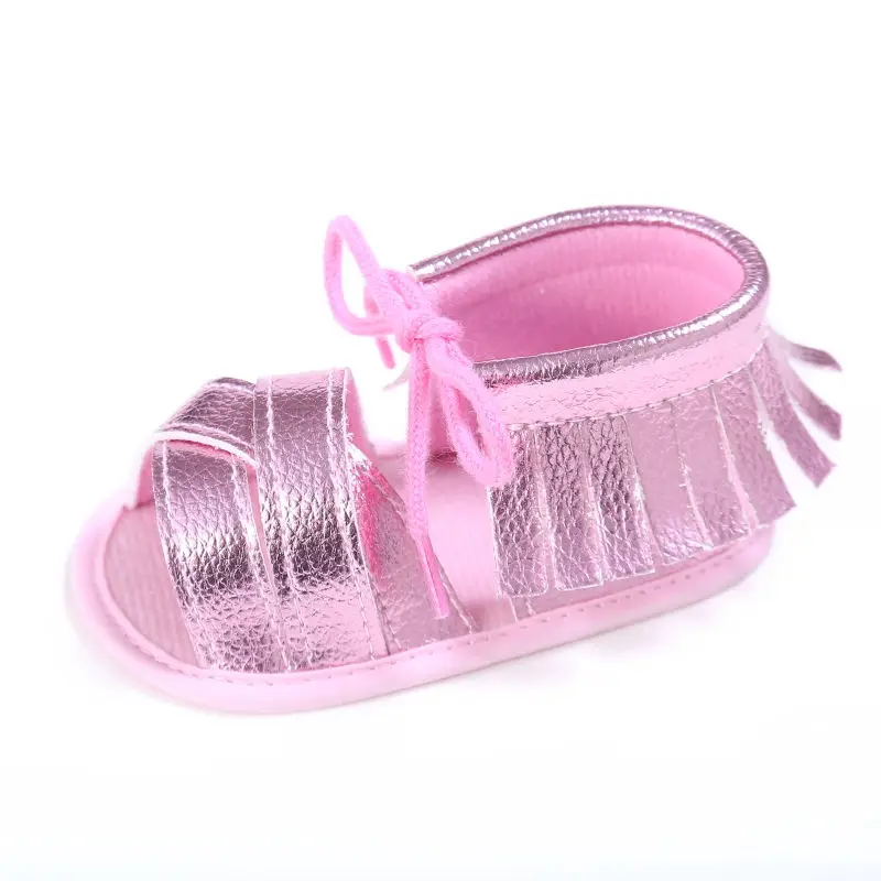 

Summer Tassel Baby Shoes Soft Non-slip Crib Infant Girl Shoes Moccasins Sandal Baby Girls Sandals 0-18M