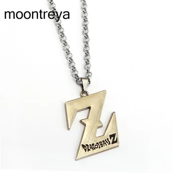 

HSIC 10pcs/lot Wholesale Anime Dragon Ball Necklace Charm Dragon Ball Z Logo Pendant Necklace Cosplay Men Jewelry HC12369