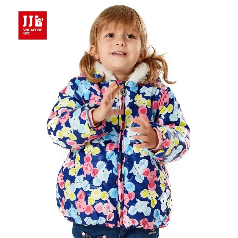 baby snowsuit baby winter jacket bear print cute warm kids coat infant