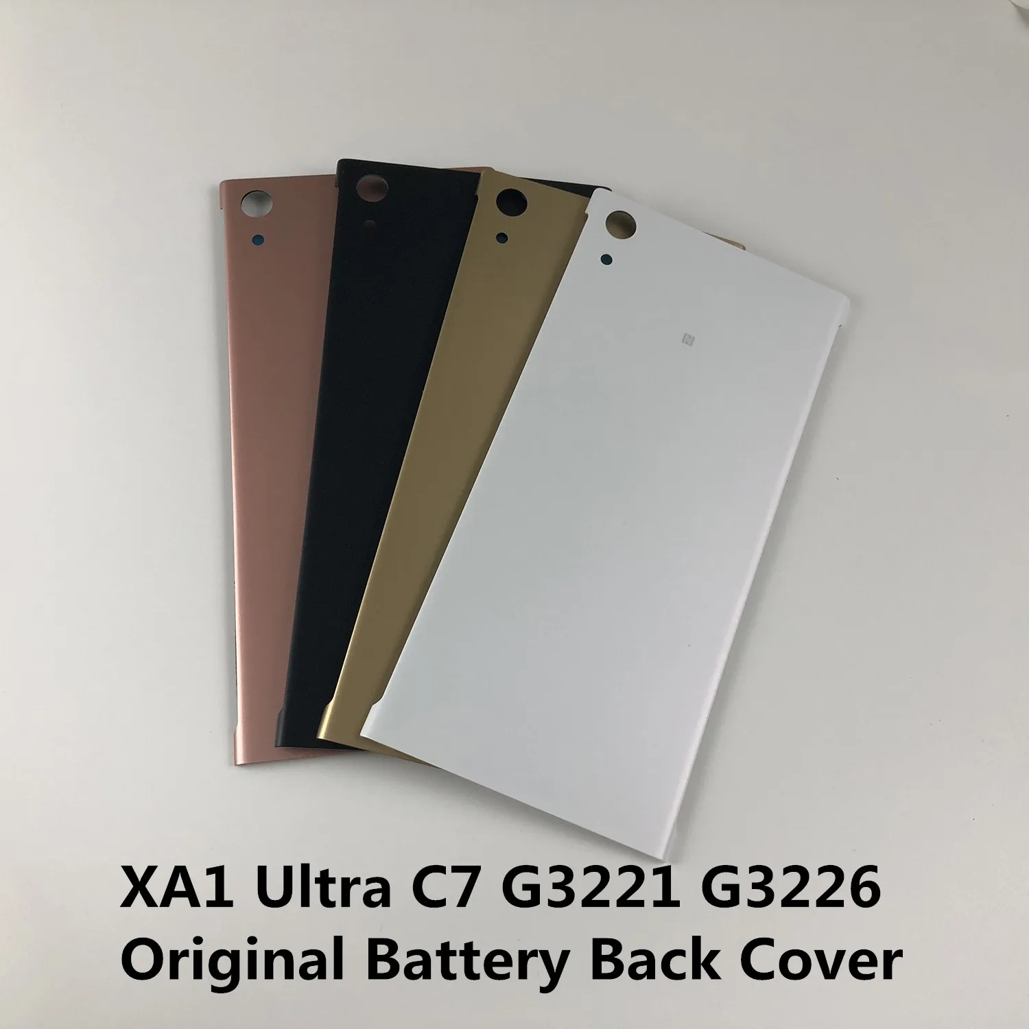 

Original For SONY XPERIA XA1 Ultra C7 G3221 G3226 Housing Battery Back Cover With Logo+Sticker Adhesive