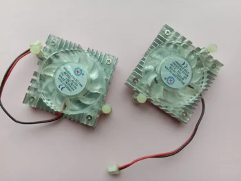 

12 pcs Brushless DC Cooling Fan 4010S 12V 9 Blade 40x40x10mm 2pin White Color with Heatsink