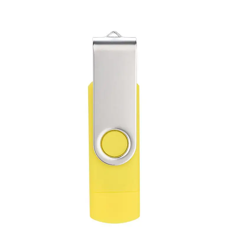 USB флэш-накопитель Смартфон USB флэш-накопитель OTG Флешка 4 ГБ 8 ГБ 16 ГБ 32 ГБ 64 Гб карта памяти для android phone tablet - Цвет: Yellow