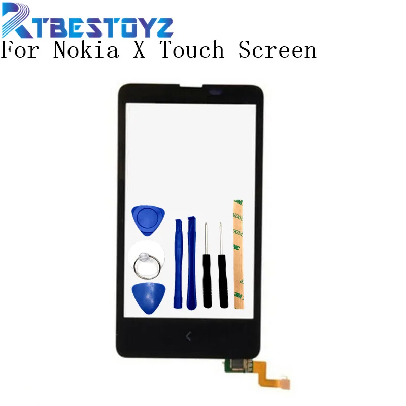 RTBESTOYZ сенсорный экран для Nokia X Dual SIM RM 980 4 ''стеклянный объектив с заменой