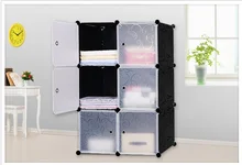 Simple wardrobes 6 DIY PVC fold Portable Storage Cabinet Dormitory Steel frame assembly lockers Student wardrobe free shipping Simple wardrobes 6 DIY PVC fold Portable Storage Cabinet Dormitory Steel frame assembly lockers Student wardrobe free shipping