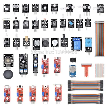 

37 modules Sensor Kit for Raspberry Pi 3 2 and RPi 1 Model B+ 40-Pin GPIO Extension Board Raspberry Pi NOT included