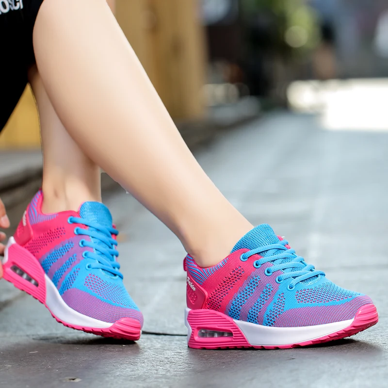 2019 جديد الخريف تنس أحذية للنساء التنس Feminino Zapatillas Deportivas موهير تنفس عدم الانزلاق منصة حذاء للجيم النساء