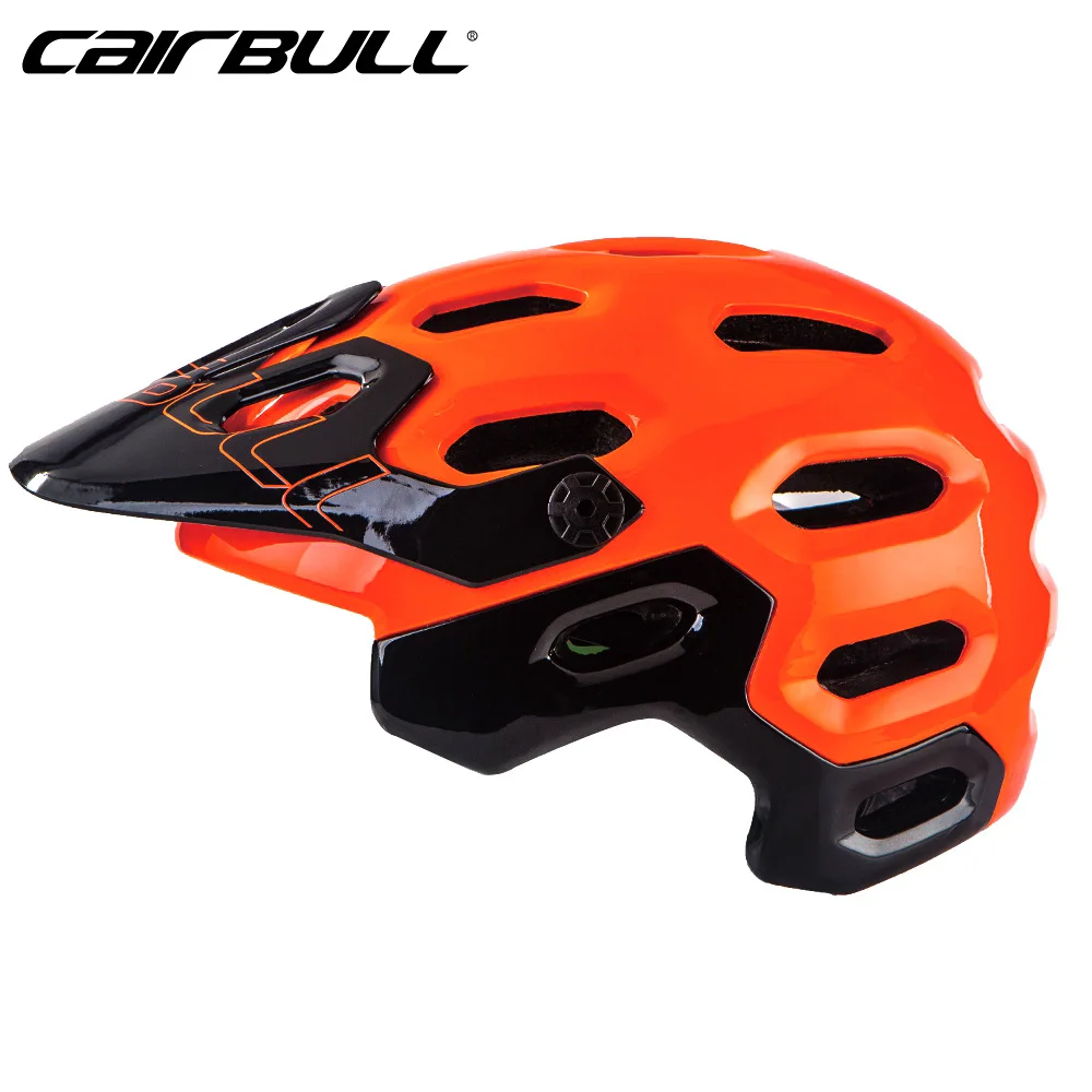 Cairbull внедорожный велосипедный шлем Casco Ciclismo PC+ EPS велосипедный супер горный шлем безопасности MTB велосипедные шлемы шлем Velo BMX - Цвет: Оранжевый