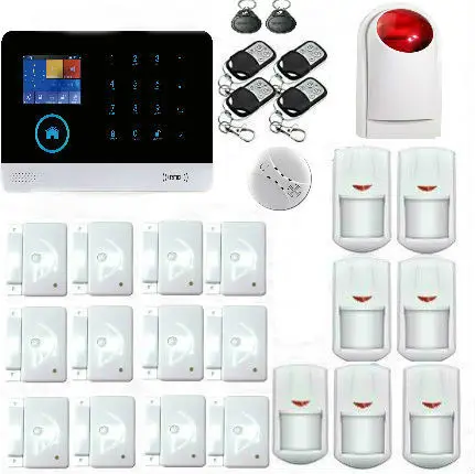 YobangSecurity WIFI GSM Wireless Home Security Alarm System DIY Kit with Auto Dial Android IOS Smart Phone APP+ Wireless Siren