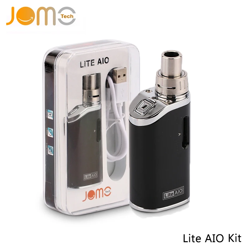 

New Arrival JomoTech Lite AIO Vape Mod 1300mAh Lite AIO Box Mod Ecigs Kit Twist VW 20-40w Electronic Cigarette Mod Kit Jomo-184