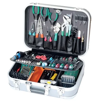 

Pro'skit 1PK-2009B-1 ABS Professional Maintenance Electrician Tools Group Multi-Functional Combination Box Screwdriver Pliers