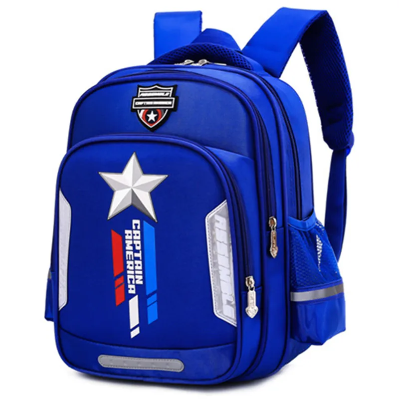Aliexpress.com : Buy Primary school student bags captain america boy ...