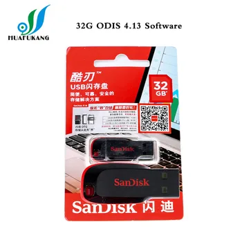

Newest USB3.0 32G USB Sticker with ODIS 4.13 Software with keygen free for VAS 5054A Support Multi-languages