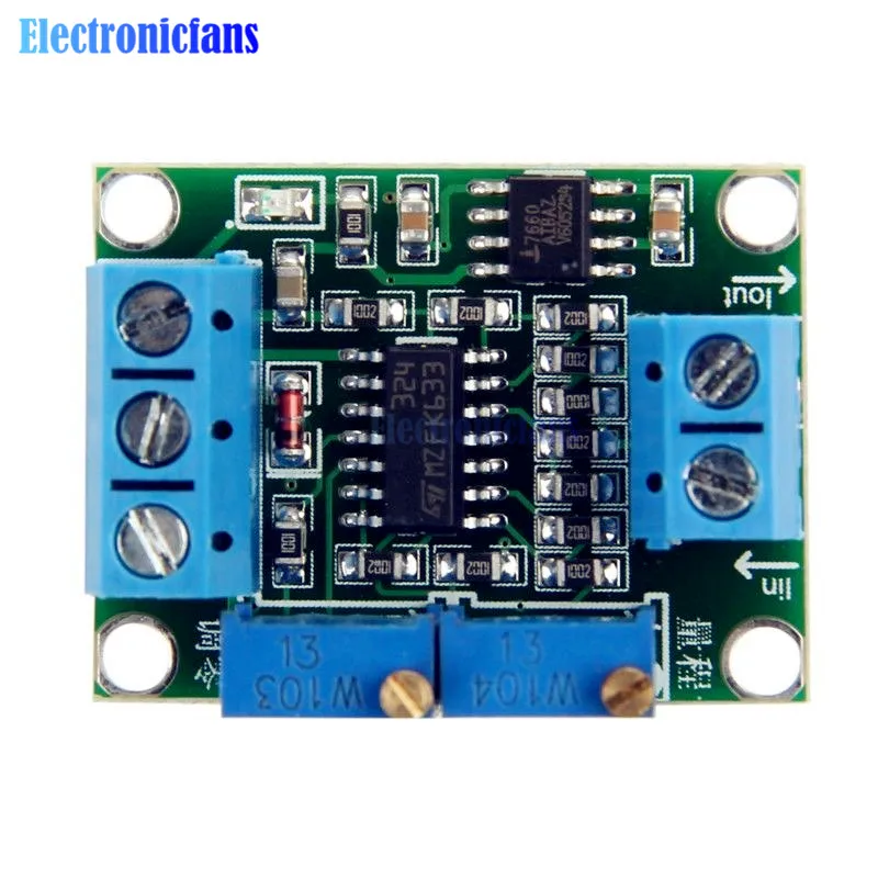 

DC 7V-35V 0-2.5V 3.3V 5V 10V 15V Current to Voltage 4-20mA to 0-5V Isolation Transmitter Signal Converter Module