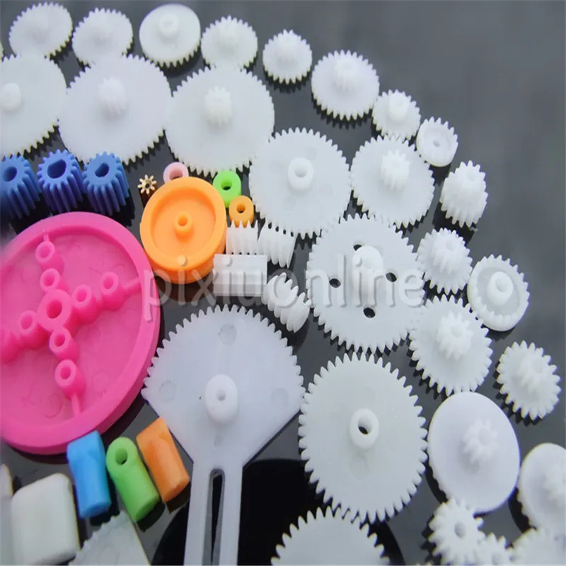 85pcs/pack K841b 85 Plastic Gears Pack without repetition DIY Technology Model Making