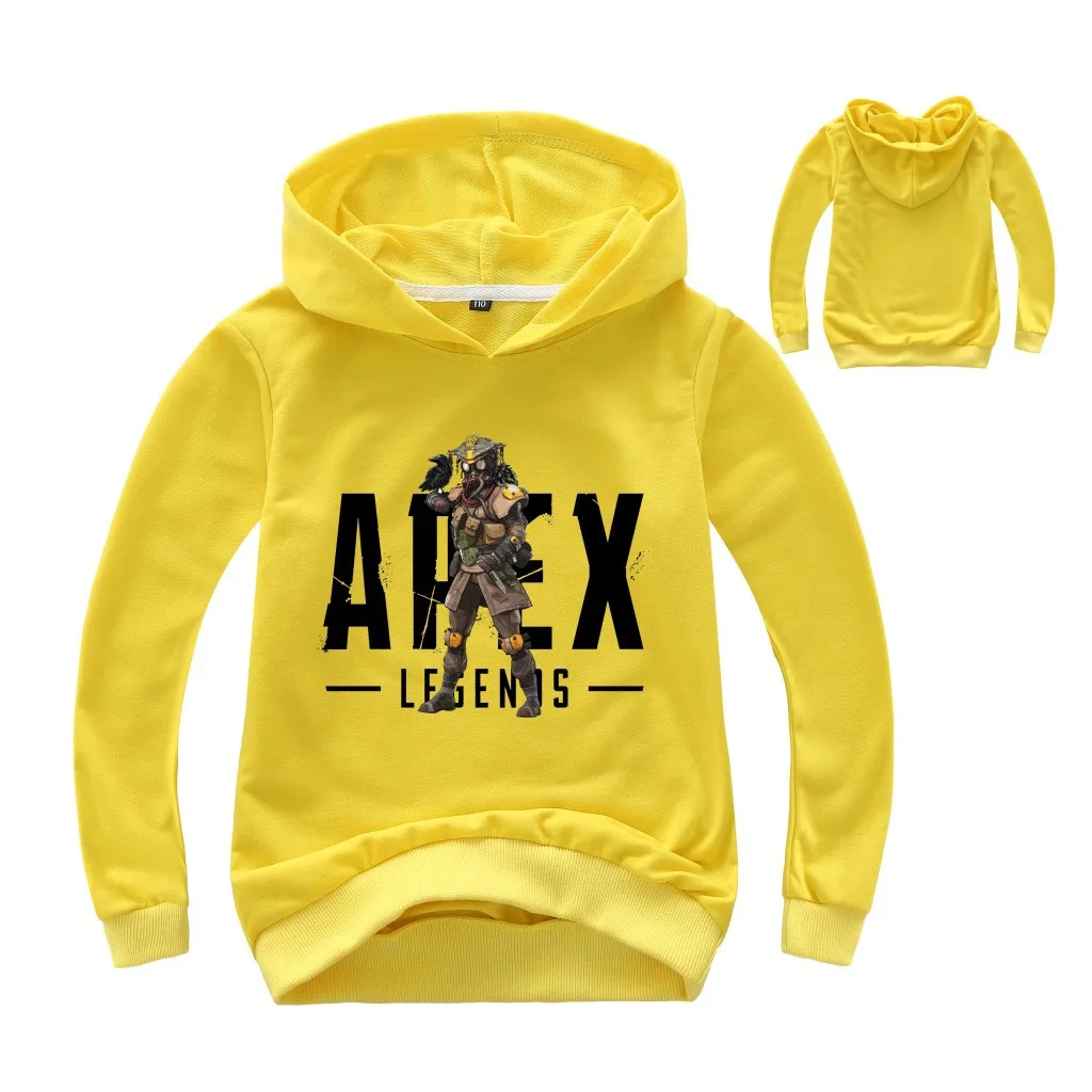 

YLS 2-16Year Apex Legends Hoodies Teenagers Long Sleeves Hooded Toddler Sweatshirt for Boys Jumpers Girls Clothes Fashion Outfit