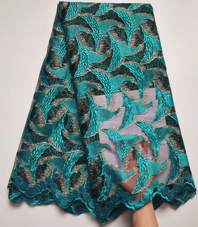 Африканский шнур кружевная ткань с вышивкой нигерийский гипюр для свадьбы высокое качество французский Тюль кружевная ткань с бисером 1341