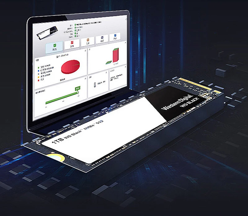 Flash Deal WD Black NVMe 500GB M.2 SSD M2 Solid State Drive Disk 500 GB 2280 PCIe Gen3x4 8Gb/s 3400MB/s WDS500G2X0C for PC Laptop Notebook 3