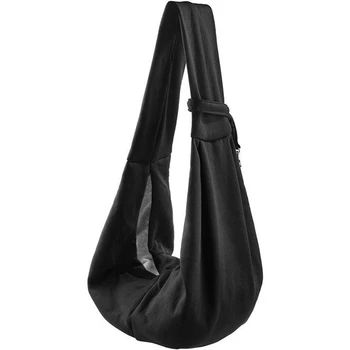 

Pet Carrier, Hand Free Sling Adjustable Padded Strap Tote Bag Breathable Shoulder Bag Front Pocket Belt Carrying Small Dog Cat