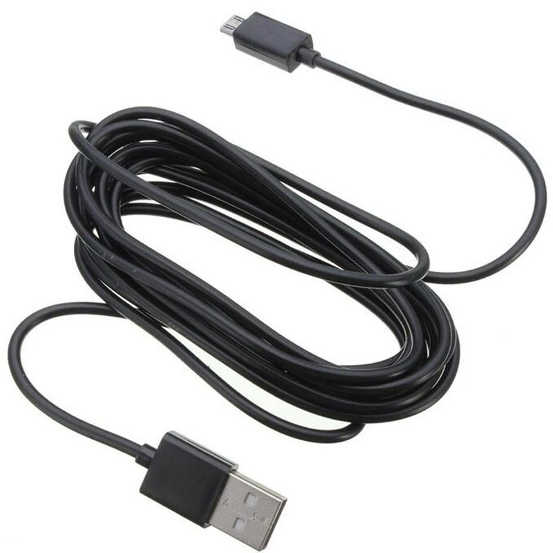 Quick Charger Cable for Sony PS4/Dual Shock 4 Charge/Android/Samsung/Xbox One/Echo Dot/HTC/Motorola/Nexus/Nokia and More Black 2Pack 15FT PS4 Micro USB Cable, Extra Long Durable Charging Cord Quick Charger Cable for Sony PS4/Dual Shock 4 Charge/Android/Samsung/Xbox One/Echo Dot/HTC/Motorola/Nexus/Nokia and More Black 2Pack 15FT PS4 Micro USB Cable, Extra Long Durable Charging Cord
