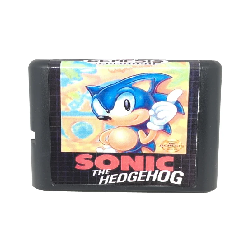 Картридж Sonic для 16 битной игры картридж Sega Mega Drive|Картриджи| |