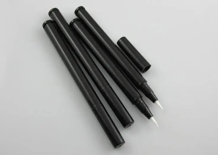100pcs/lot 2ml Black Eye Liner Packaging Pen Eyelash Growth Liquid Tube Empty Lip liner Eyeliner Bottle with Thin Brush | Красота и
