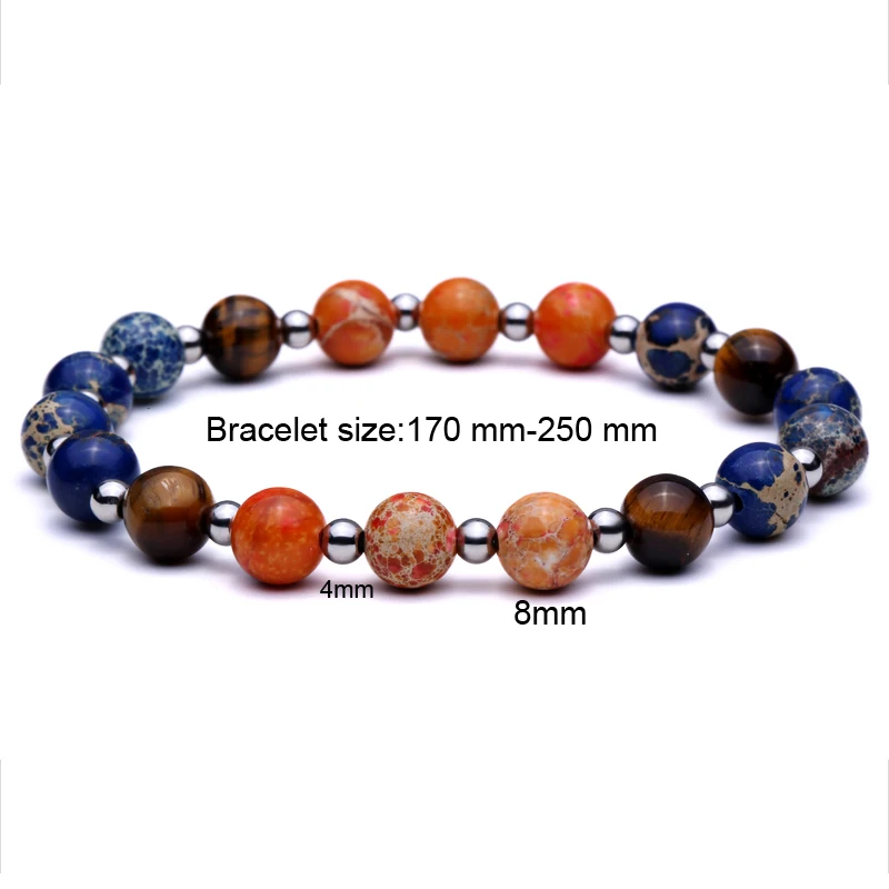 Mcllroy Strand Bracelets With Stones Love Casual Men Jewelry Nature Stone Beads Bracelets & Bangles for Women 2016 Gift
