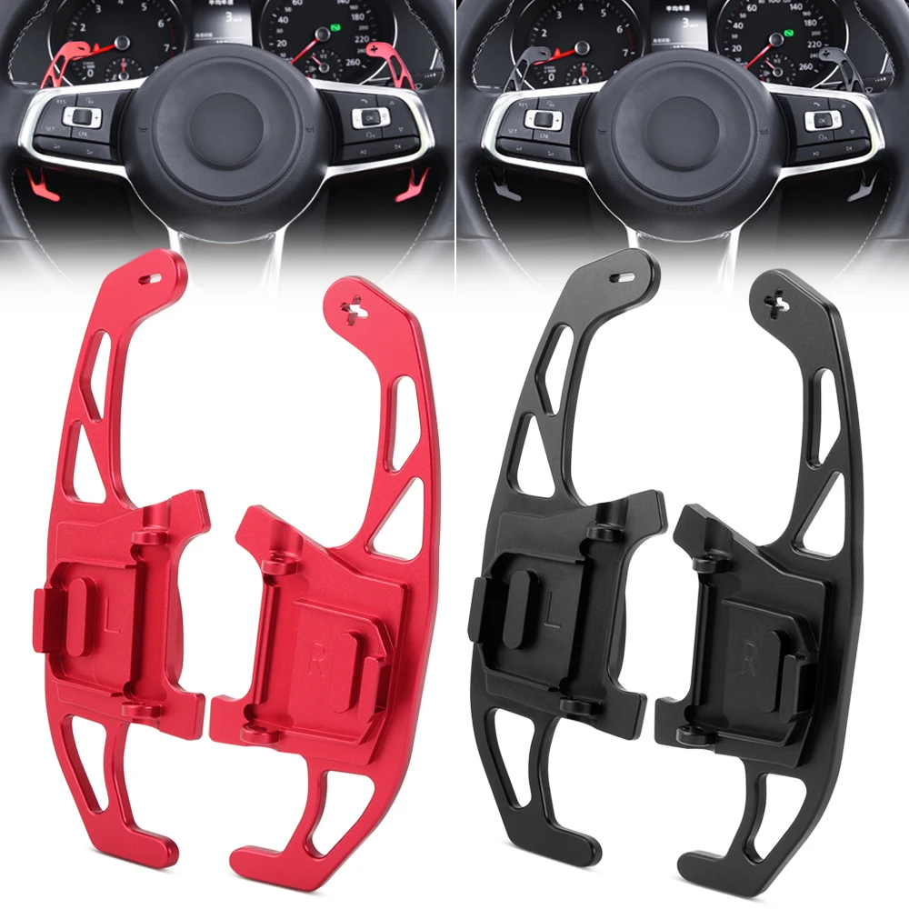 

1 Pair Car Steering Wheel Shift Paddle Shifter Extension For VW GOLF GTI R GTD GTE MK7 7 POLO GTI Scirocco 2014-2019 accessories