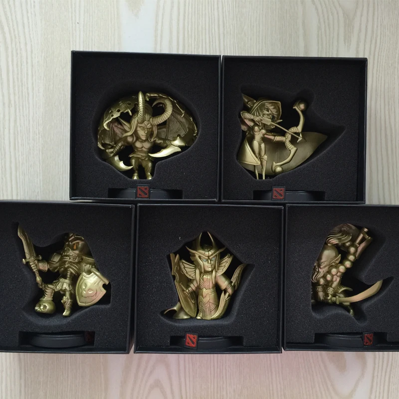  16styles Golden Dota 2 Global Official Limited Collection Game Action Figure Toys Boxed PVC Action 