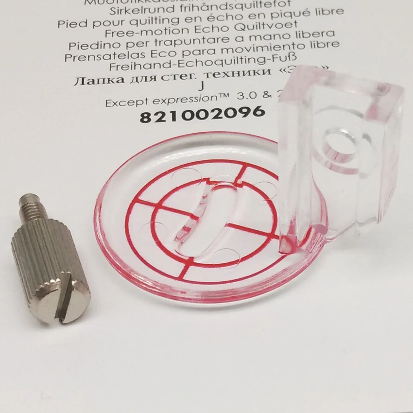 Free motion Echo Quilting Foot For Pfaff Sewing Machine 821002096in Sewing Tools & Accessory