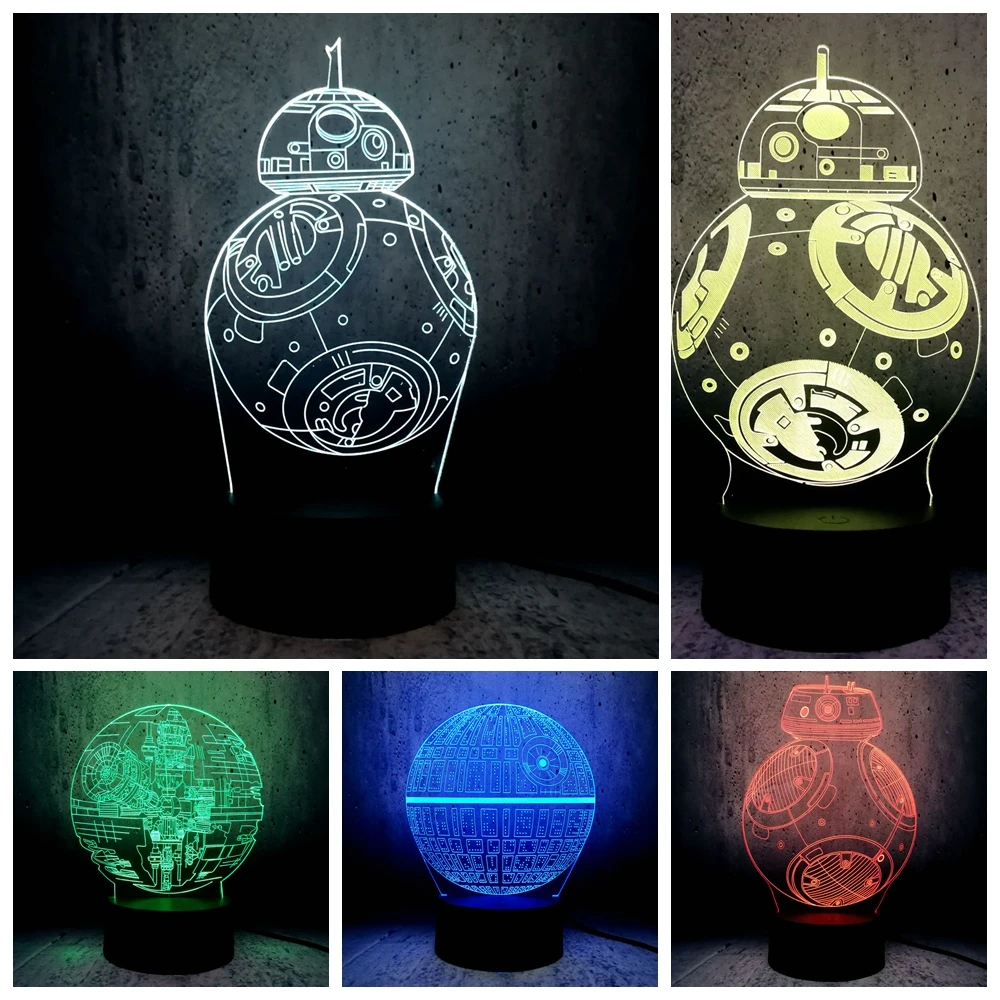 3D led Лава Звездные войны супер фанаты Хранитель подростков Модные подарки лампа