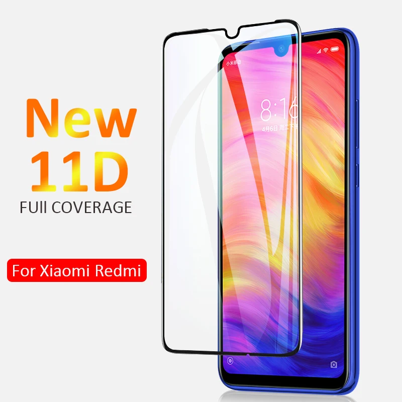 Защитное стекло для Xiao mi Red mi Note 7 6 Pro стекло для Xia mi 8 A2 Lite защита экрана закаленное стекло 11D полное покрытие