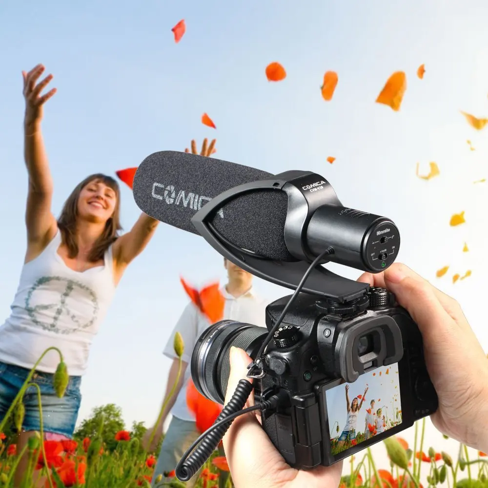 Горячая CVM-V30 микрофон камеры фотография интервью легкий видео микрофон супер-кардиоидный направленный конденсатор