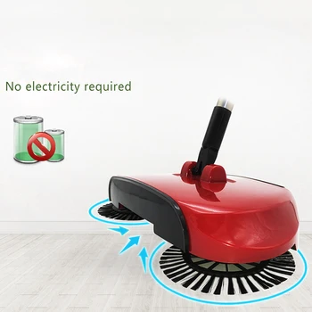 

Plastic Sweeping Machine Push Type Broom Dustpan Handle Household Vacuum Cleaner Hand Push Sweeper