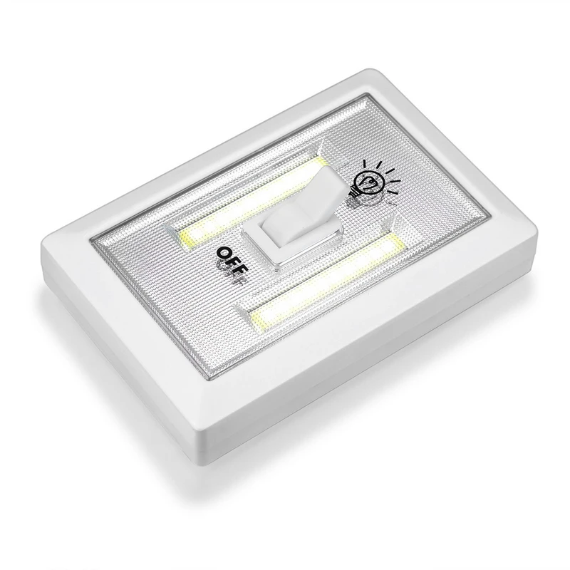 

Magnetic LED COB Switch Night Light AAA Battery Operated Cordless Camp Lamp Battery Operated Camping Emergency Light