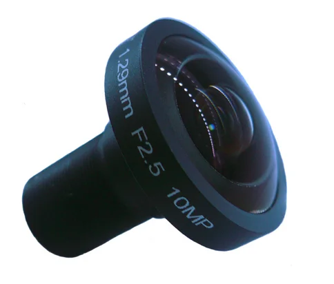 

5pcs/lot 1.29mm 185 degrees super wide angle lens fisheye lens sport camera lens M12 mount lens 10MP