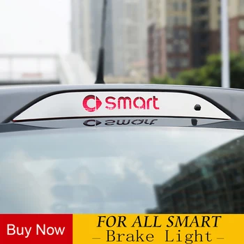 

Taillight stainless steel decoration Car Styling For new Smart 453 Forfour Brake Light sticker car Modification Accessories