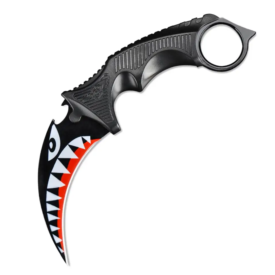 Cima Csgo ドップラー Karambit Hawkbill フル唐ネックナイフ Abs シース 限定版 Abs Sheath Full Tangneck Knife Aliexpress