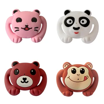 

New 1pc 4 types Cartoon Baby Pacifier Pig Nose Silicone Nipple Feeding Safe Baby Supplies Nipple Teat Pacifier Wholesale
