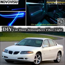 Novovisu для Pontiac bonneville интерьер окружающего света настройки атмосферу волокно оптическое Ленточные огни внутри двери Панель освещения
