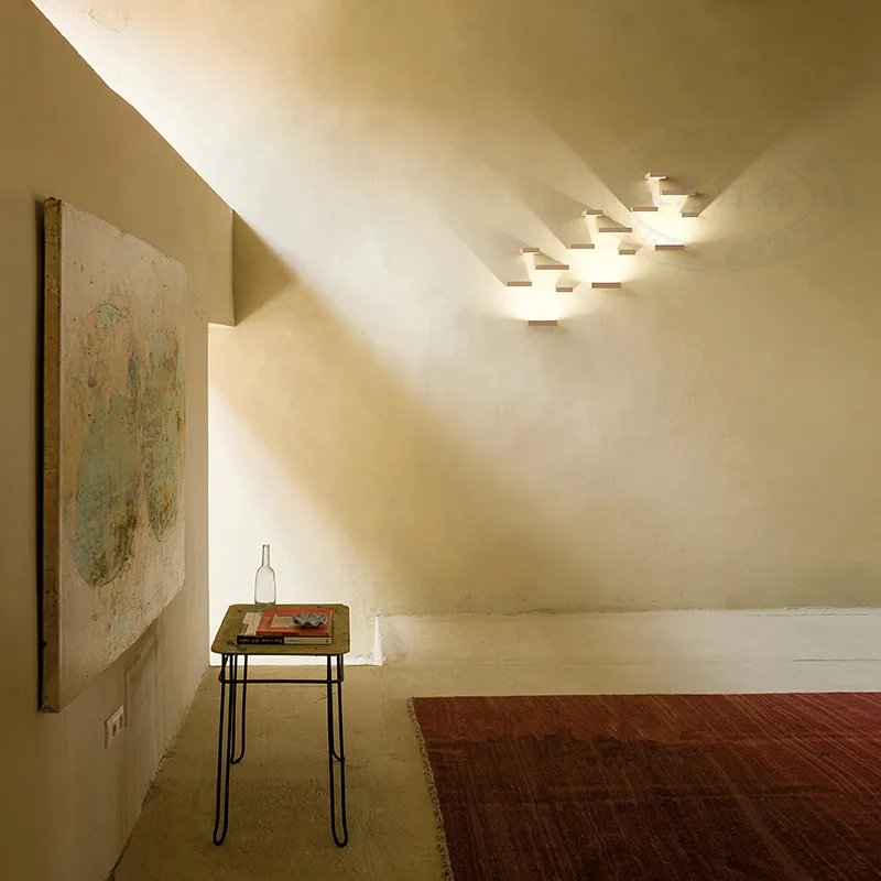 Геометрические Aquare Бесплатные комбинации светодиодные настенные лампы настенный светильник для спальни светильник для лестницы настенный светильник для гостиной