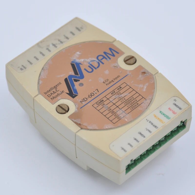 

NUDAM INTELLIGENT DA&C MODULE ND-6017 8-CH ANALOG INPUTS