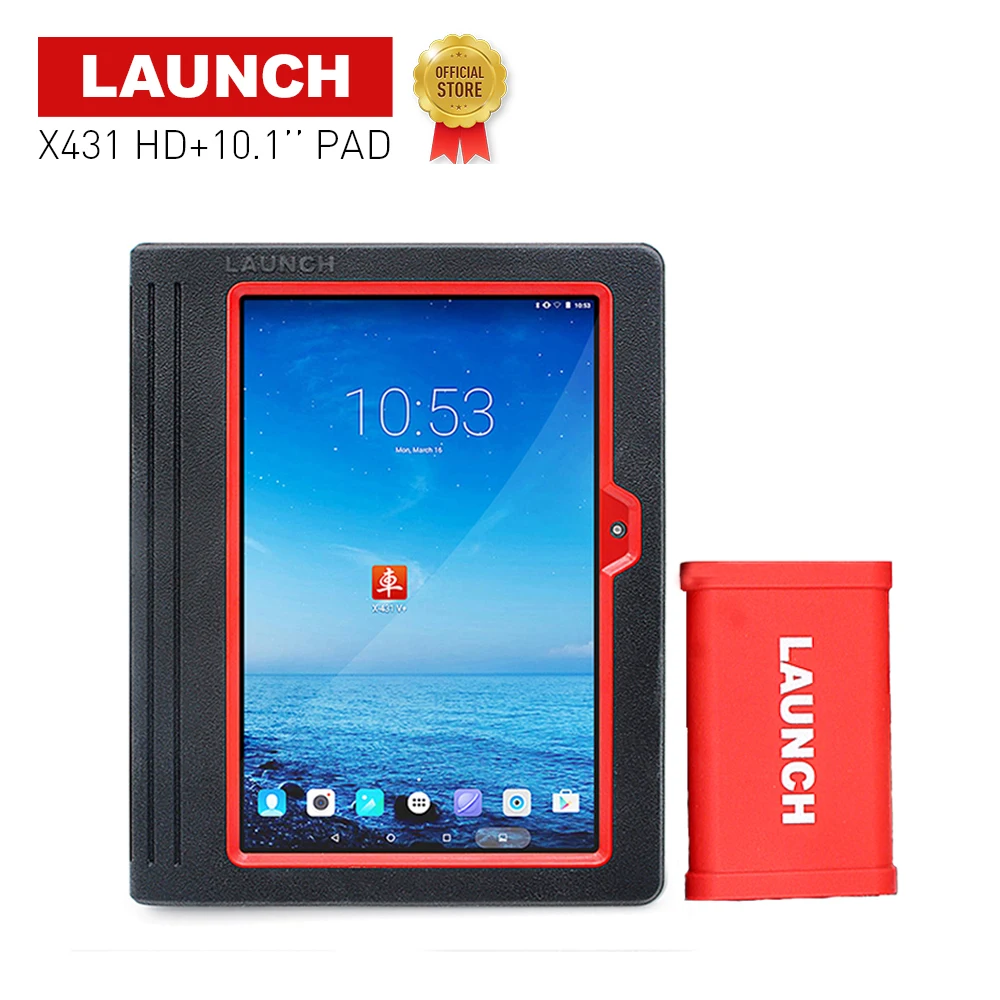 LAUNCH X431 HD + Pad 10.1 &quotтестер аккумулятора wi-fi bluetooth car prog связи авто диагностический
